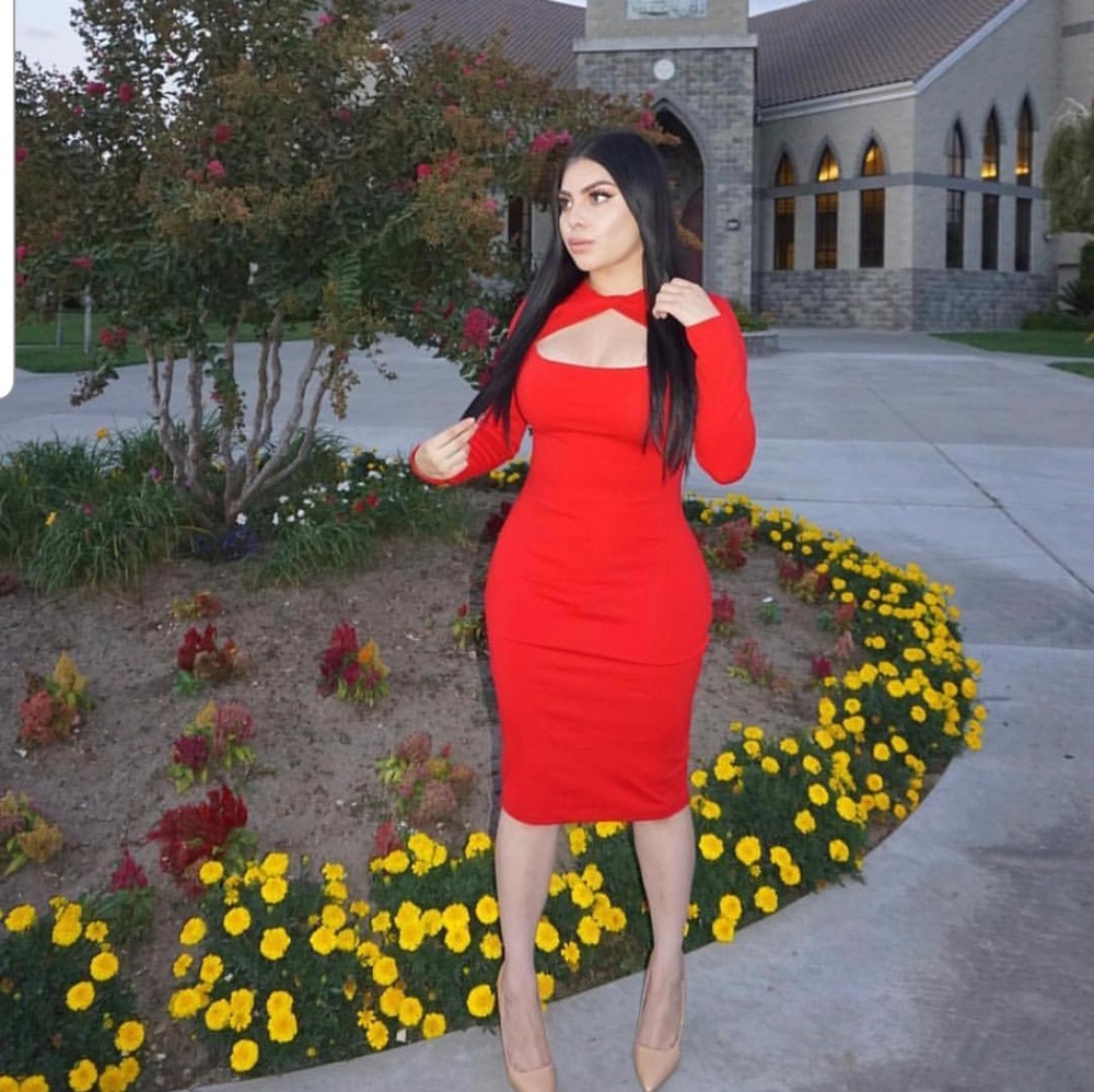 Red dress